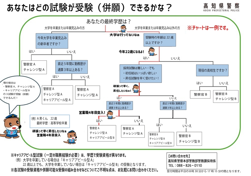 受験併願チャート