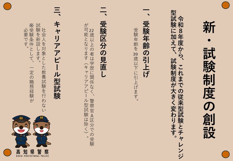新制度の設立