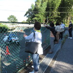 白バイ訓練の見学