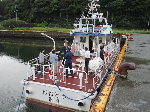 警察用船舶見学