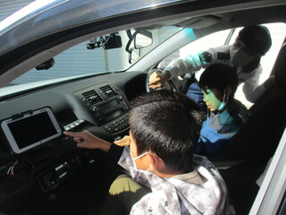 宇佐小学校警察署見学