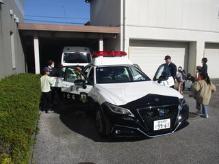 パトカー乗車体験