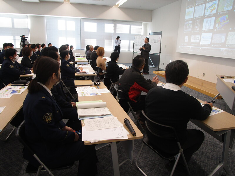 高知大学防災推進センター客員教授・岡村眞教授の講演