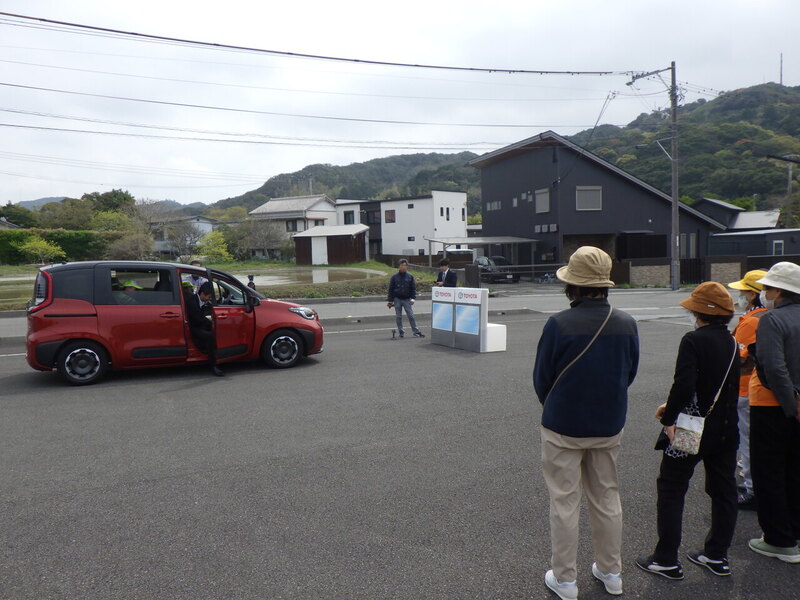 乗車体験会の様子	