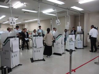 免許センターでの視察状況