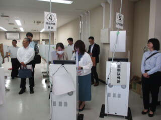 免許センターでの視察状況