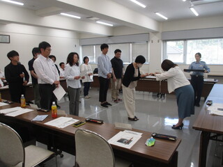 委嘱状の交付状況