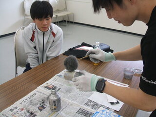 鑑識活動の見学