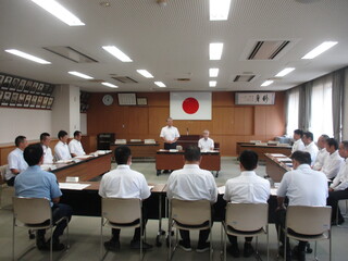 県境会議の様子