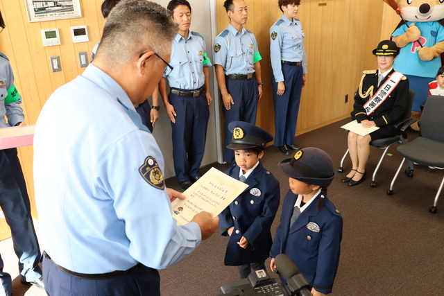 委嘱式の様子 委嘱式の様子