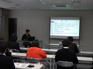 交通安全講話の様子