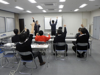 ロープワークの様子