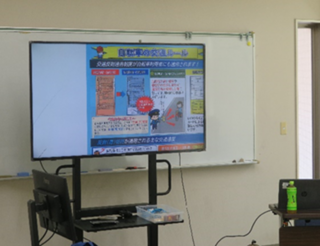 安全教室の様子 安全教室の様子