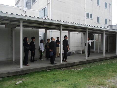 県警察学校見学の様子