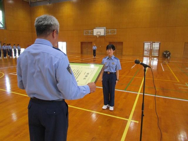感謝状伝達