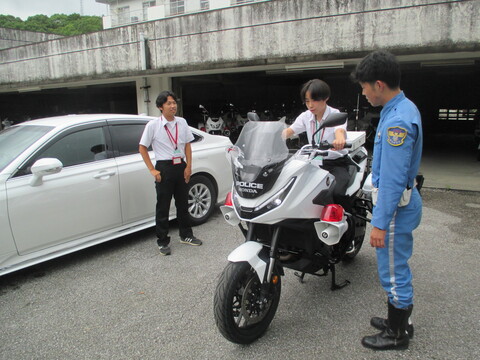 交通機動隊見学 交通機動隊見学
